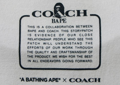 BAPE x Coach College Tee White