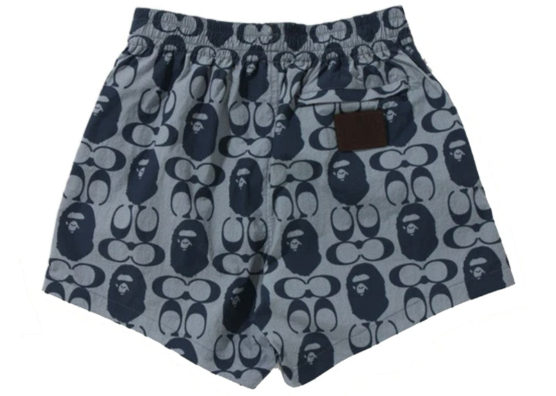 BAPE x Coach Ladies Shorts Navy