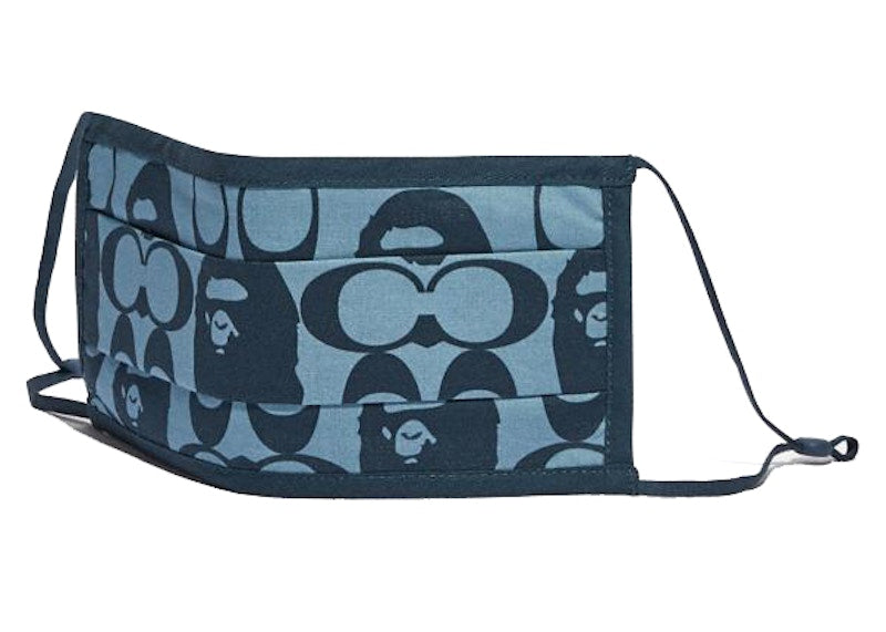 BAPE x Coach Mask Navy