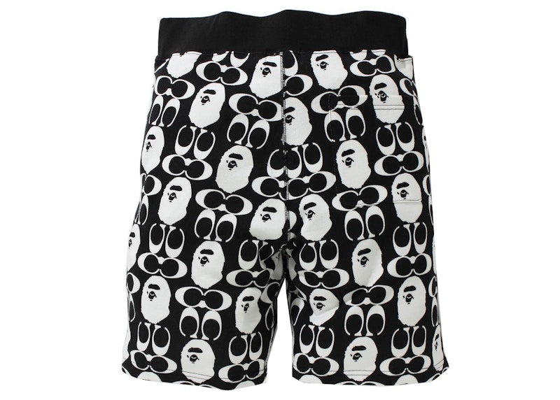 BAPE x Coach Sweat Shorts Black