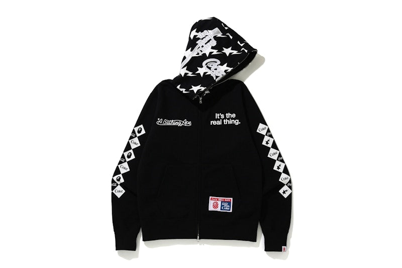 BAPE x Coca Cola Full Zip Hoodie Black