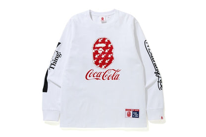 BAPE x Coca Cola L/S Tee White