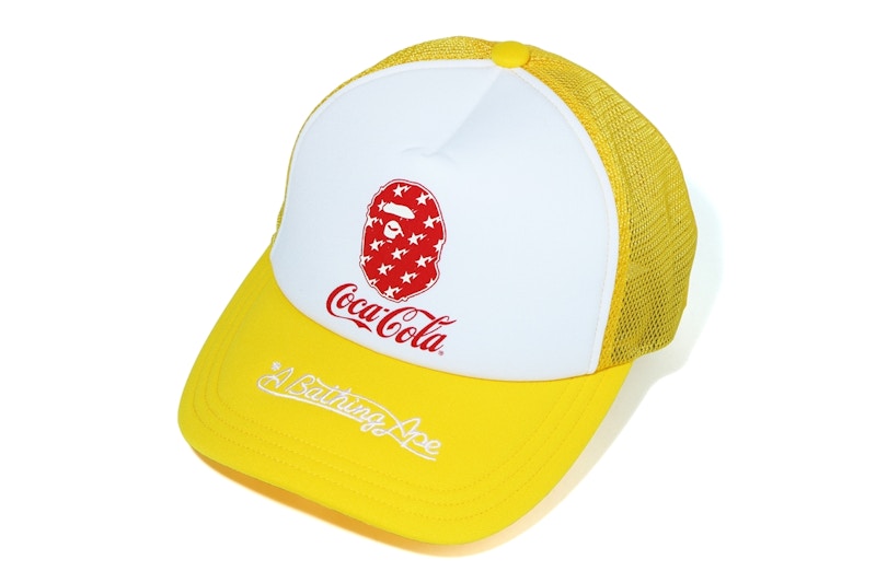 BAPE x Coca Cola Mesh Cap Yellow