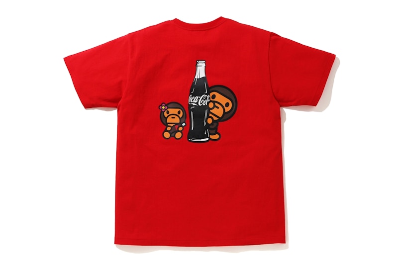 BAPE x Coca Cola Milo BMX Tee Red