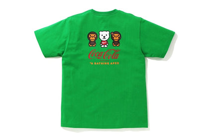 BAPE x Coca Cola Milo Sport Climbing Tee Green