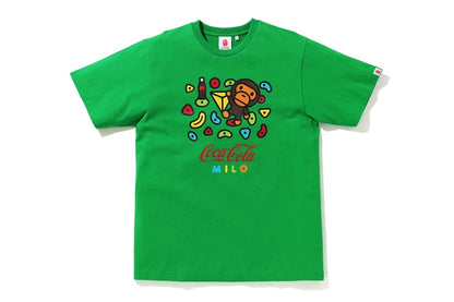 BAPE x Coca Cola Milo Sport Climbing Tee Green