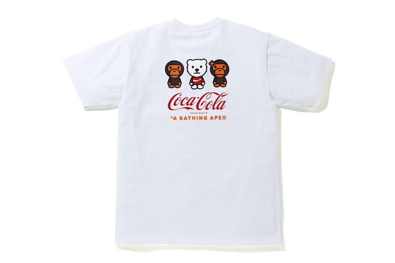BAPE x Coca Cola Milo Sport Climbing Tee White