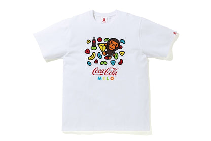BAPE x Coca Cola Milo Sport Climbing Tee White