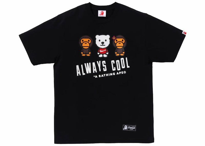 BAPE x Coca-Cola Milo Tee Black