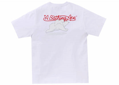 BAPE x Coca-Cola Photo Ape Head Tee White
