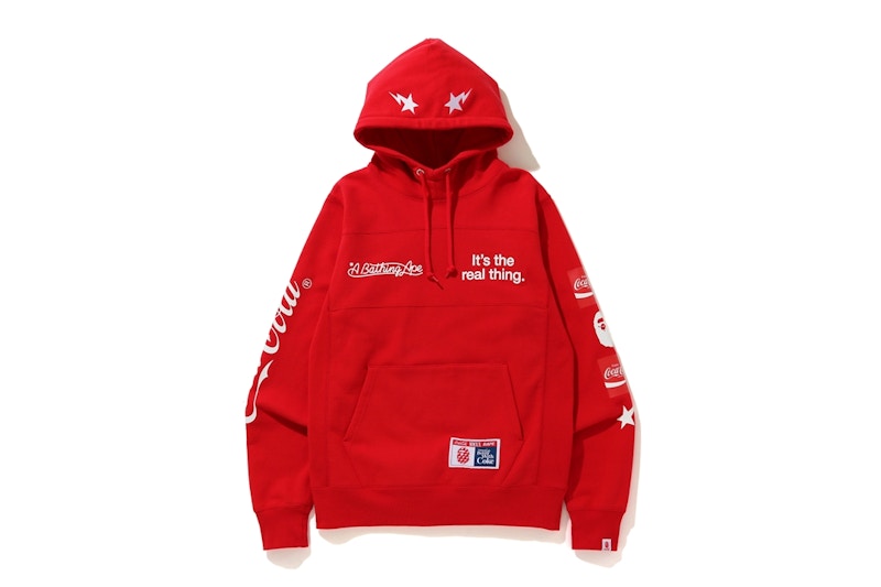 BAPE x Coca Cola Pullover Hoodie Red