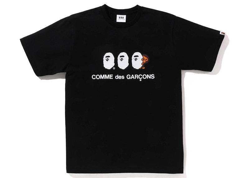 BAPE x Comme des Garcon Osaka Baby Milo #1 Tee Black