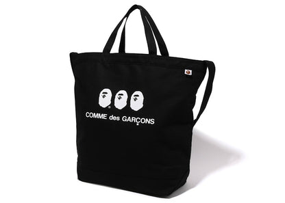 BAPE x Comme des Garcon Osaka Tote Bag Black