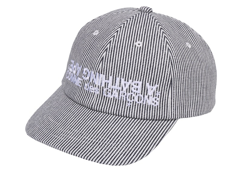 BAPE x Comme des Garcons Hickory Panel Cap Navy