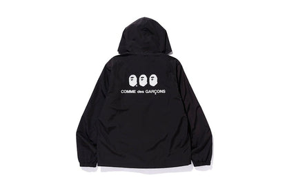 BAPE x Comme des Garcons Hoodie Jacket Black