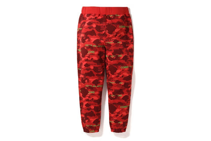 BAPE x Comme des Garcons Osaka Camo Sweatpants Red