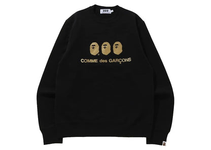 BAPE x Comme des Garcons Osaka Crewneck Black
