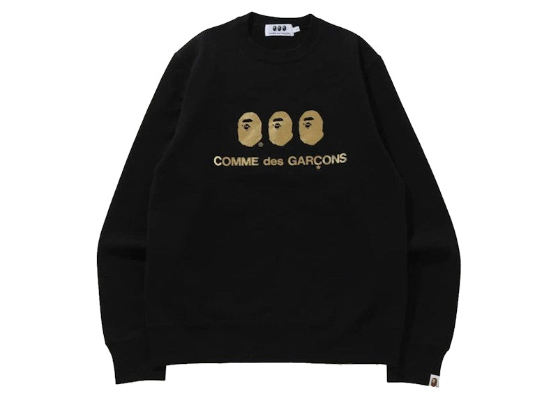 BAPE x Comme des Garcons Osaka Crewneck Black