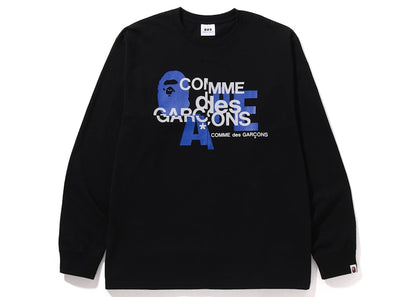 BAPE x Comme des Garcons Osaka L/S T-Shirt Black Blue