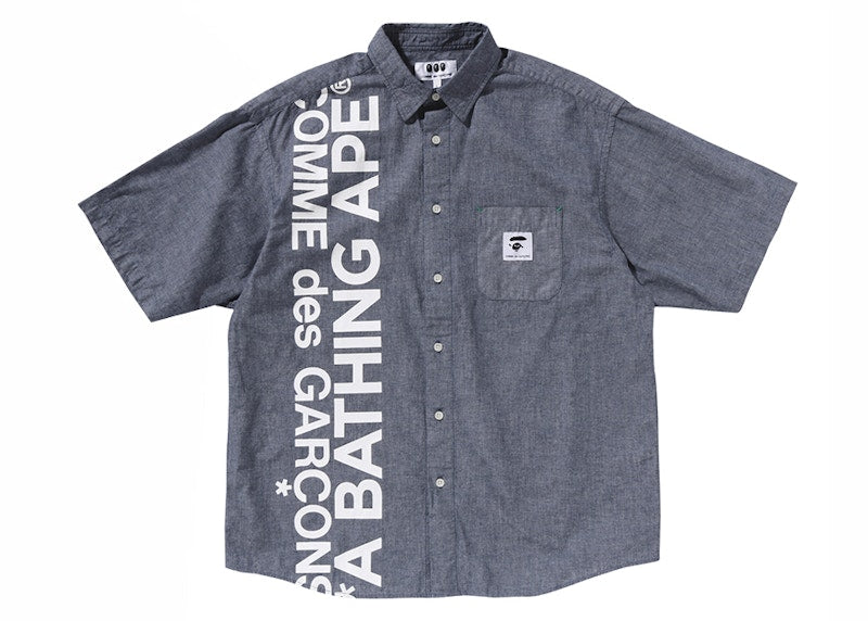BAPE x Comme des Garcons Osaka S/S Shirt Light Indigo