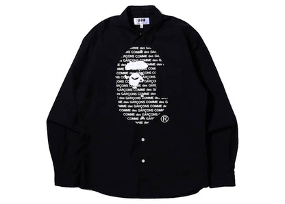 BAPE x Comme des Garcons Osaka Shirt Black