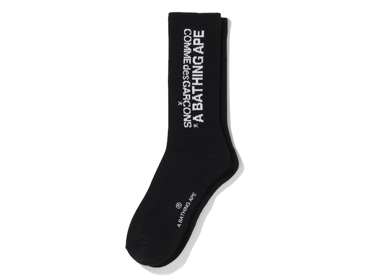 BAPE x Comme des Garcons Osaka Socks Black