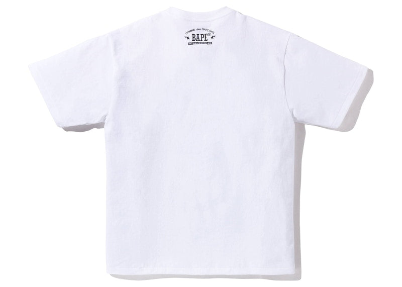 BAPE x Comme des Garcons Osaka T-Shirt White Navy