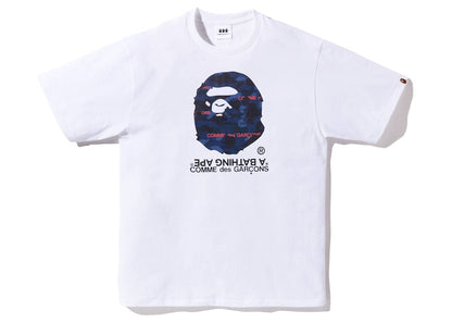 BAPE x Comme des Garcons Osaka T-Shirt White Navy