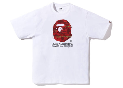 BAPE x Comme des Garcons Osaka T-Shirt White Red