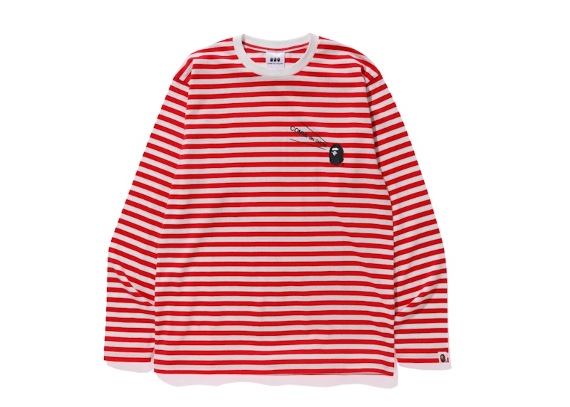BAPE x Comme des Garcons Osaka L/S Tee Red