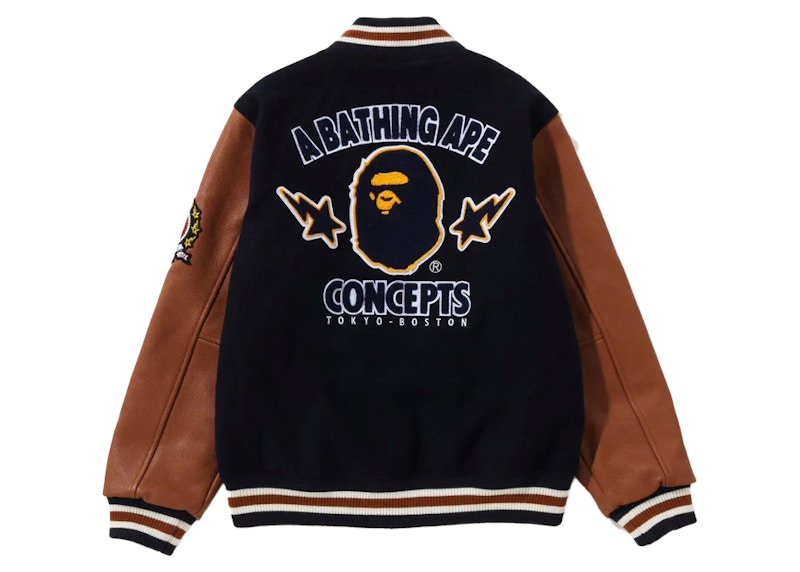 BAPE x Concepts Varsity Jacket Navy