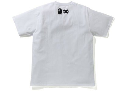 BAPE x DC Baby Milo Batman College Tee White