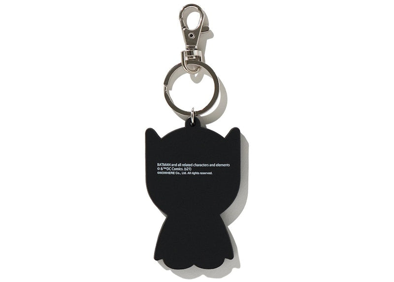 BAPE x DC Baby Milo Batman Silicon Keychain Black