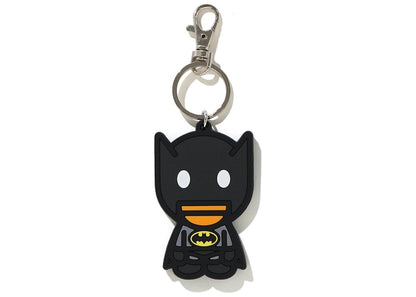 BAPE x DC Baby Milo Batman Silicon Keychain Black