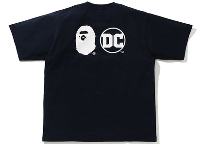 BAPE x DC Baby Milo Superman Relaxed Fit Tee Navy