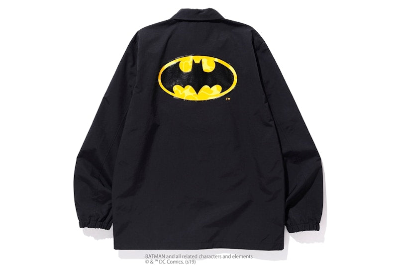 BAPE x DC Batman Coach Jacket Black