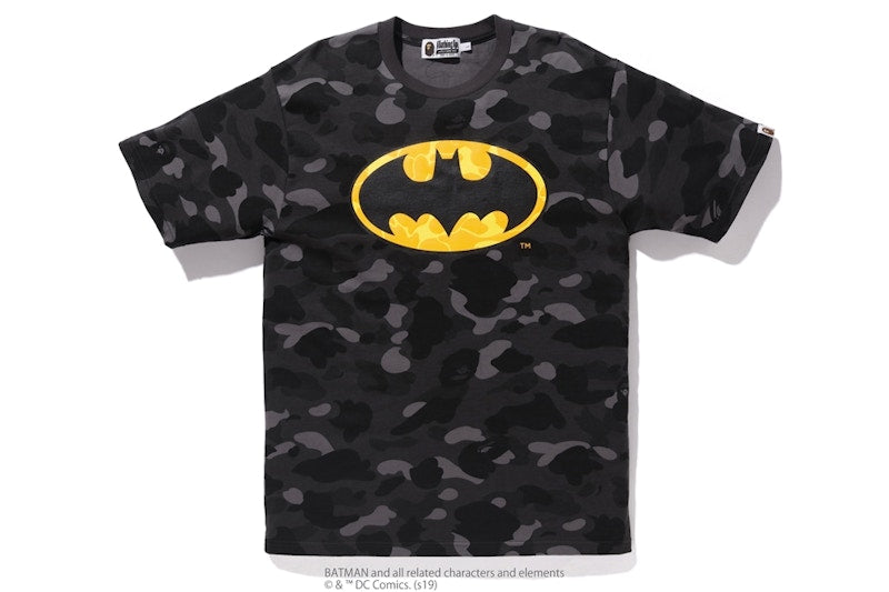 BAPE x DC Batman Color Camo Tee Black