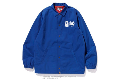 BAPE x DC Superman Coach Jacket Blue