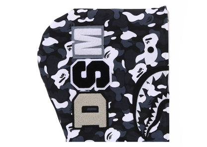 BAPE x DSM Camo Shark Full Zip Hoodie Black