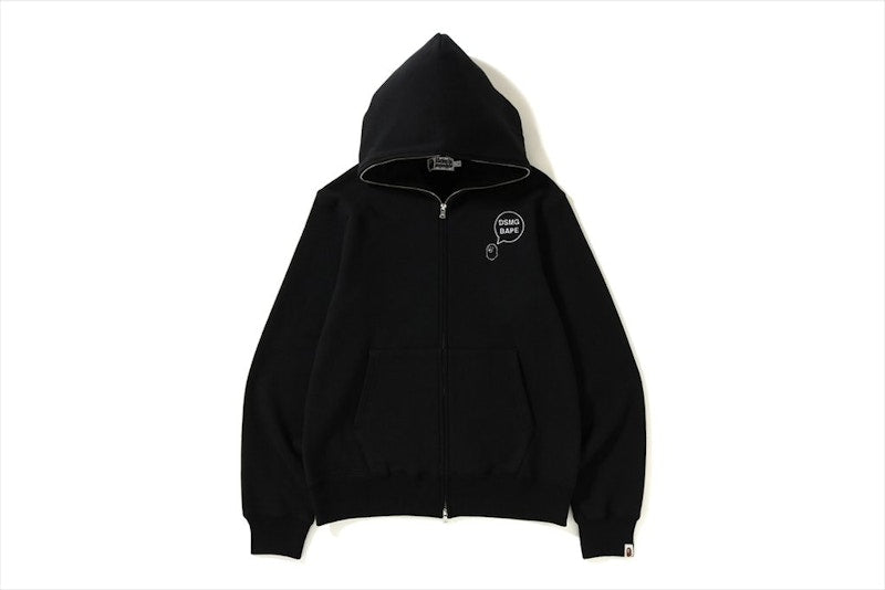 BAPE x DSMG Full Zip Hoodie Black