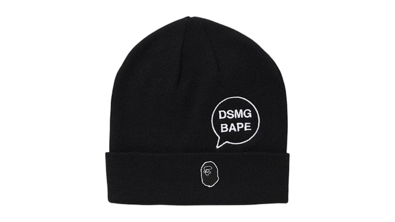 BAPE x DSMG Knit Cap Black