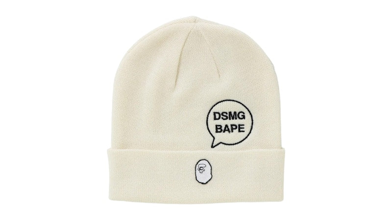 BAPE x DSMG Knit Cap White