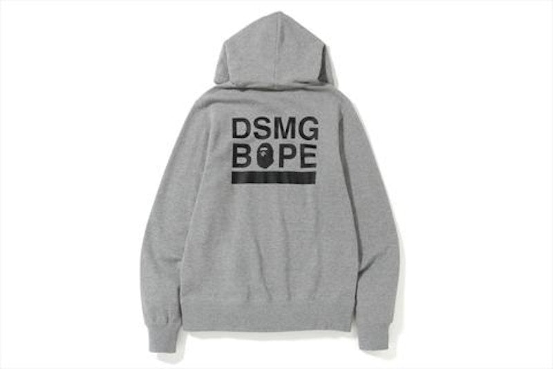 BAPE x DSMG Pullover Hoodie Gray