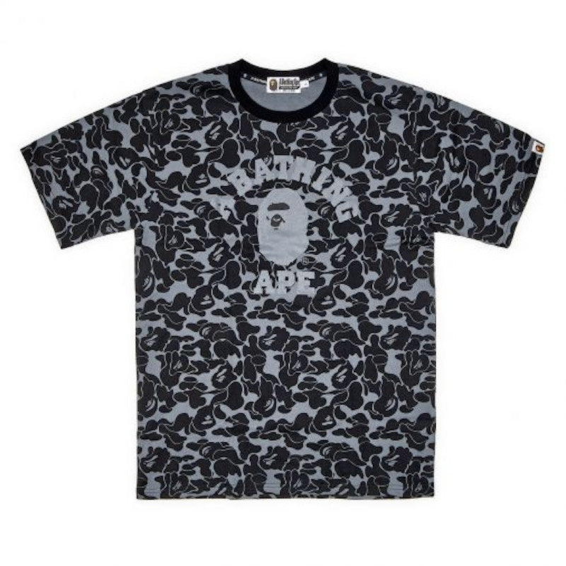 BAPE x Dover Street Market Special Camo College T-shirt Black