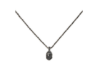 BAPE x Dover Street Market Special Camo Swarovski Ape Head Necklace Black