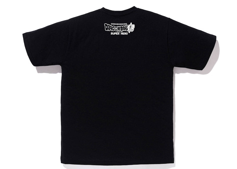 BAPE x Dragon Ball Super Red Ribbon Army Baby Milo Japan Exclusive Tee Black
