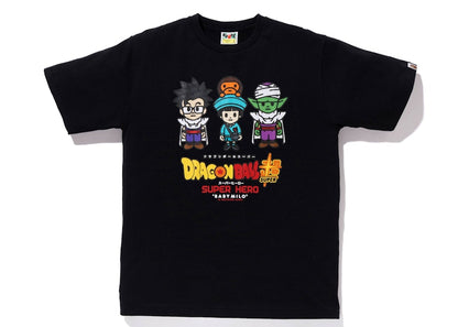 BAPE x Dragon Ball Super Son Gohan & Pan & Piccolo Baby Milo Japan Exclusive Tee Black
