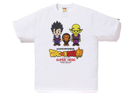 BAPE x Dragon Ball Super Son Gohan & Piccolo Baby Milo Japan Exclusive Tee White