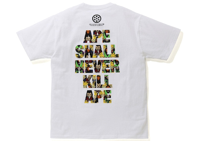 BAPE x Dragon Ball Z Baby Milo Asnka Tee White
