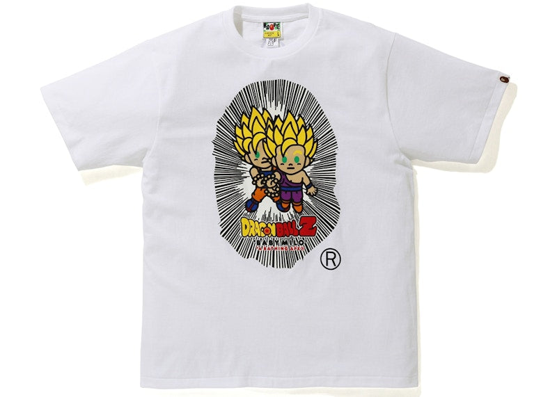 BAPE x Dragon Ball Z Baby Milo Big Ape Head Tee White